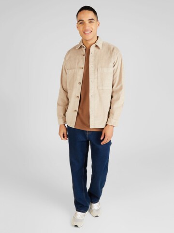 Regular fit Camicia 'PEDER' di SELECTED HOMME in beige