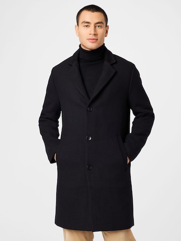 ESPRIT Between-seasons coat in Black: front