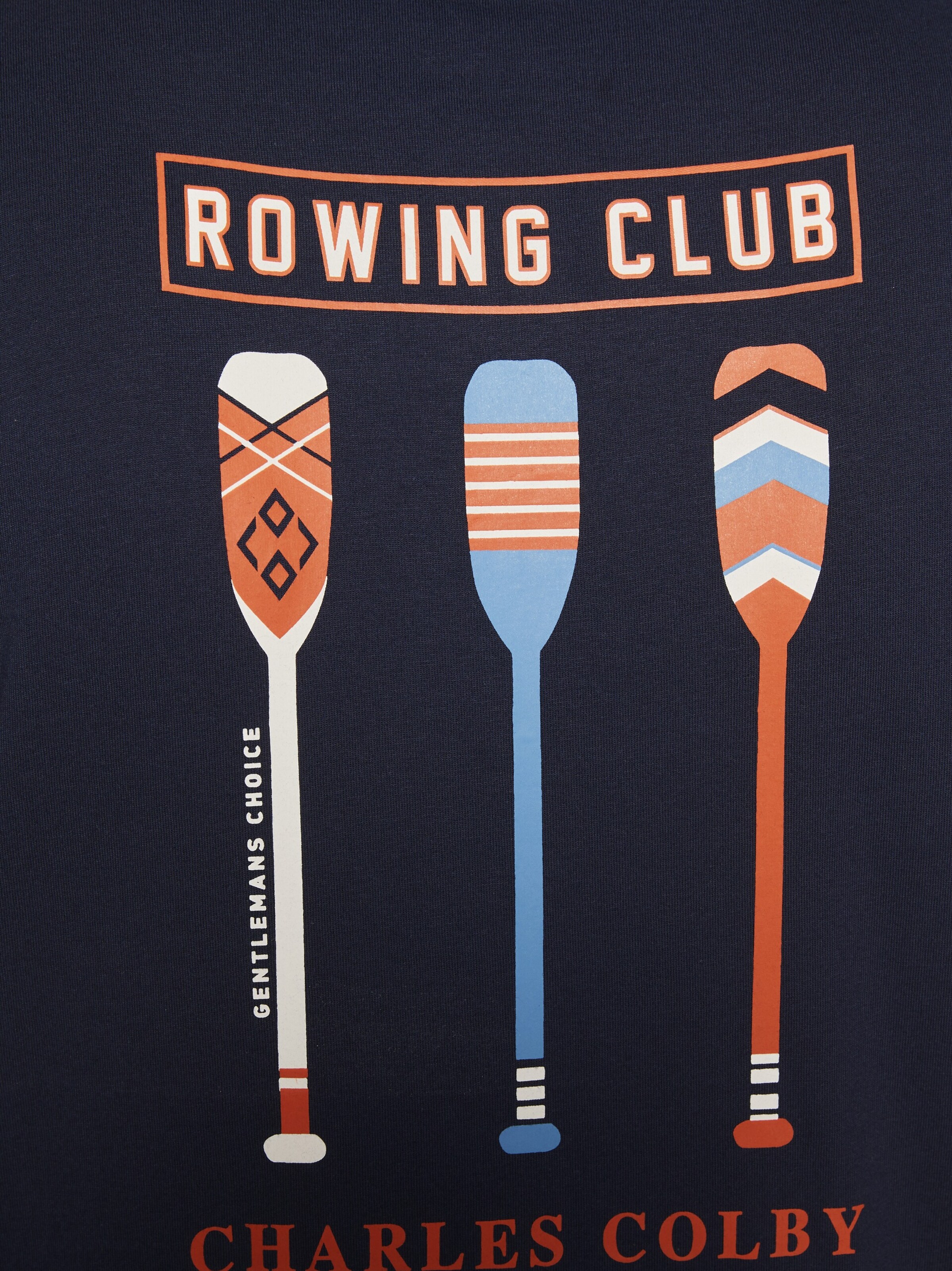 Charles Colby T-Shirt 'Earl Maxen' in Blau