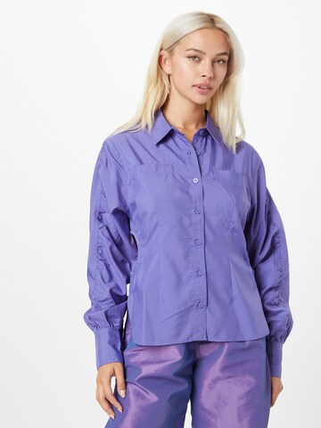 Reebok Blouse 'Cardi' in Lila: voorkant