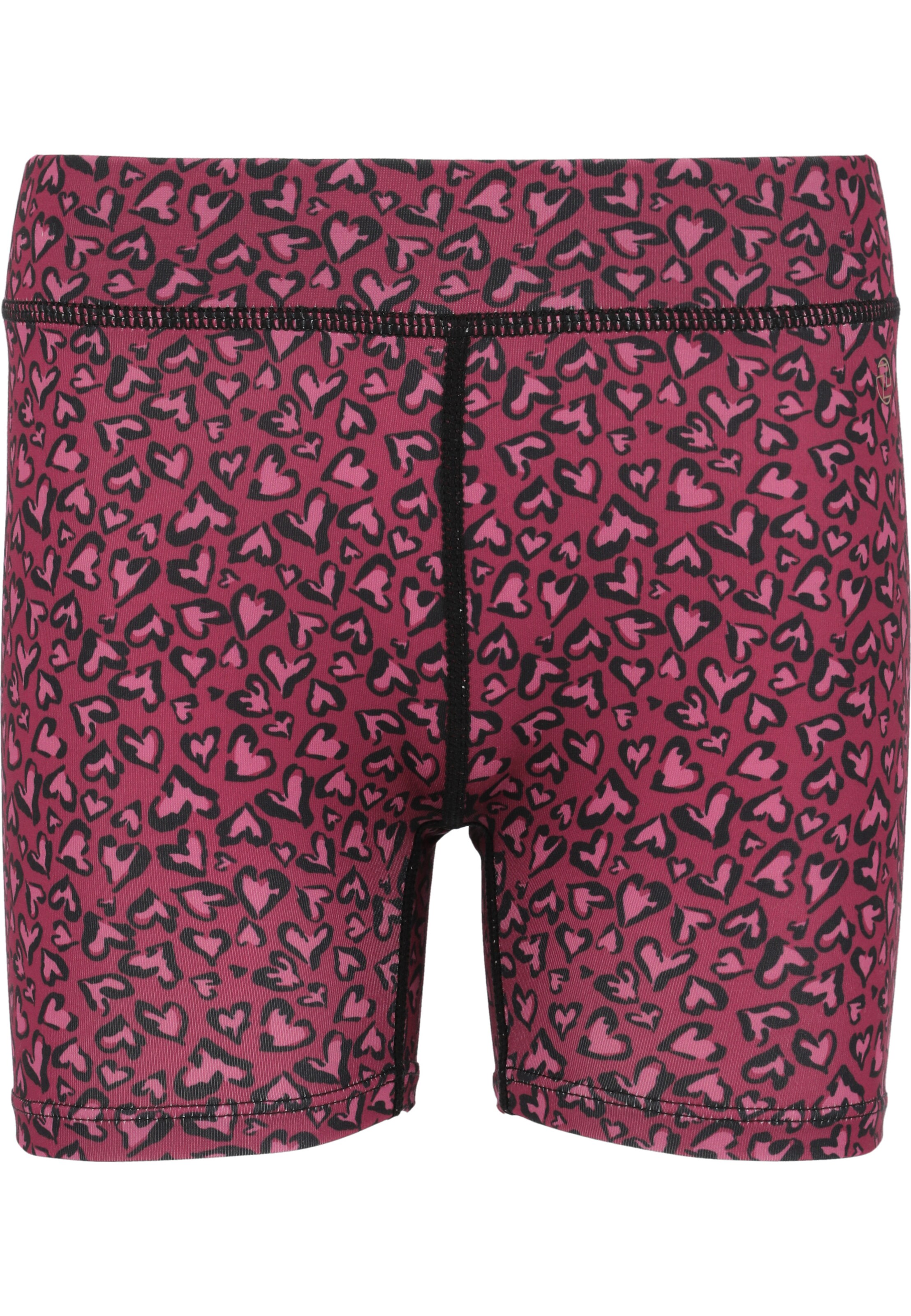 ZigZag Skinny Funktionsshorts 'Valerie' in Rot: Vorderseite