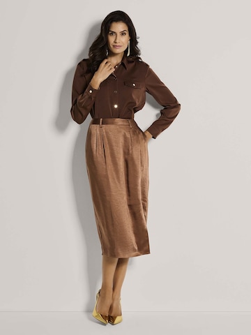 Jupe MADELEINE en marron