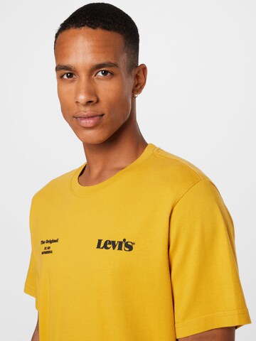 LEVI'S ® Shirt 'Relaxed Fit Tee' in Gelb