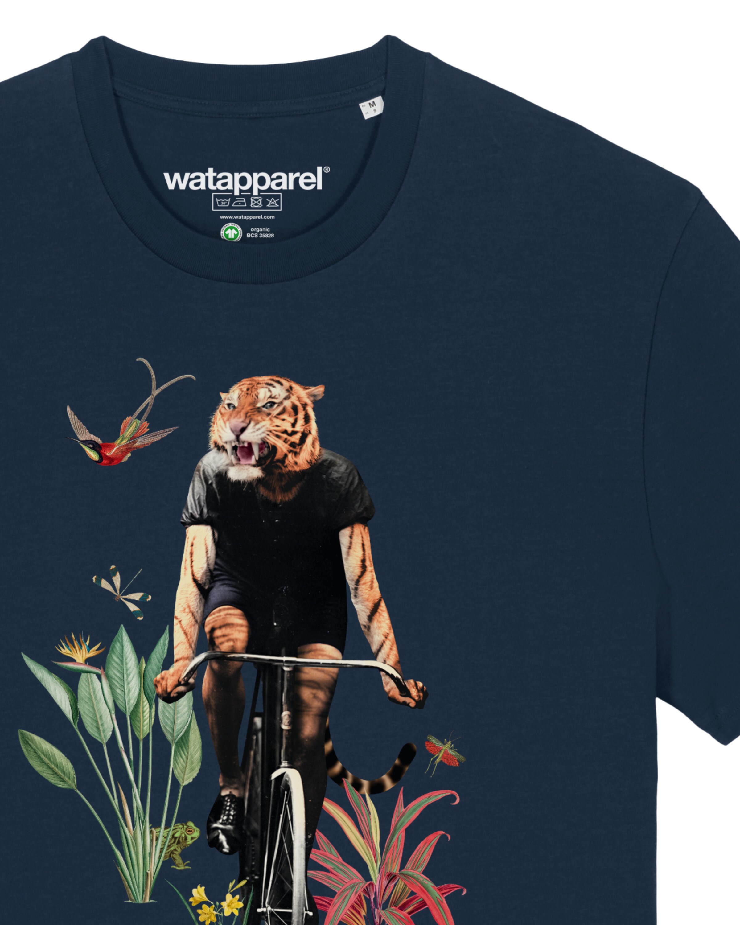 Watapparel Shirt 'Fancy Tiger' in Blauw