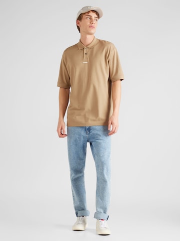 HUGO Shirt 'Dangula' in Brown