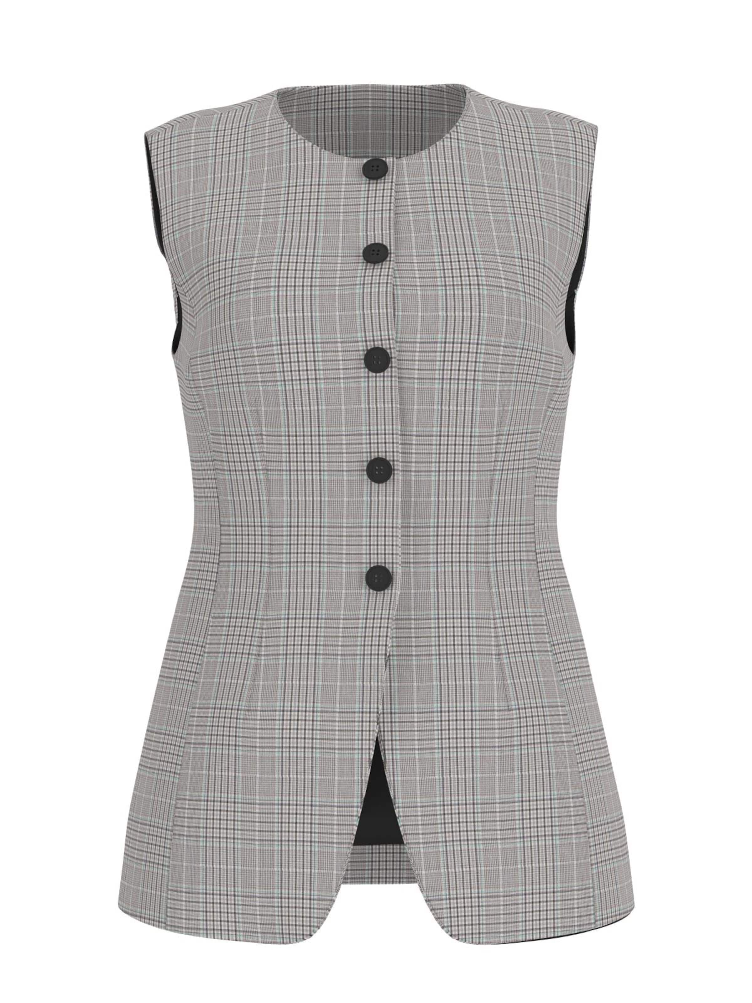 GUESS Bodywarmer in Wit: voorkant