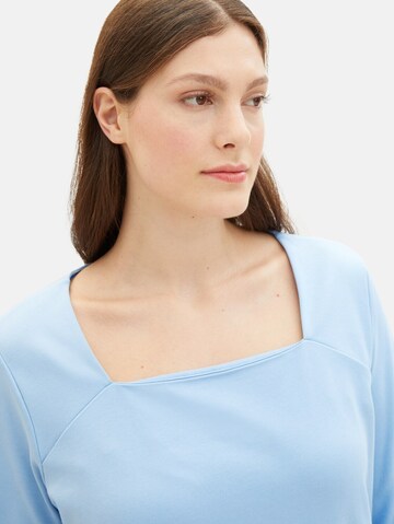 T-shirt Tom Tailor Women + en bleu