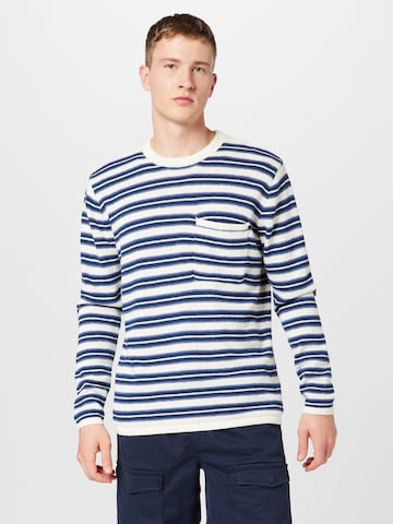 Hailys Men Sweater 'Romeo' in Blue: front