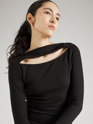 Gina Tricot Shirt in Schwarz