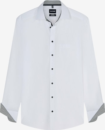Coupe regular Chemise OLYMP en blanc : devant
