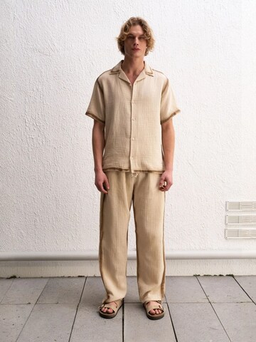 Giesto Regular fit Overhemd in Beige