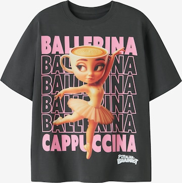 juoda NAME IT Marškinėliai 'NKFAida Brainr': priekis