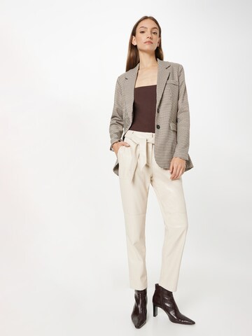 Regular Pantalon COMMA en beige