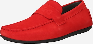 HUGO Moccasins 'Dandy' in Red: front