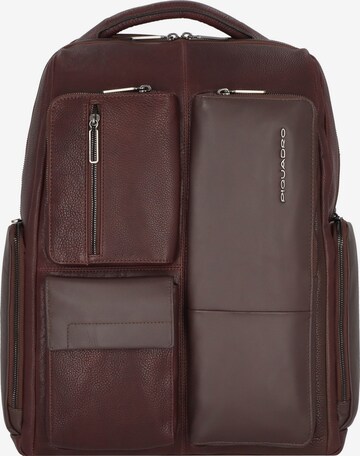 Piquadro Backpack 'Ronnie' in Red: front