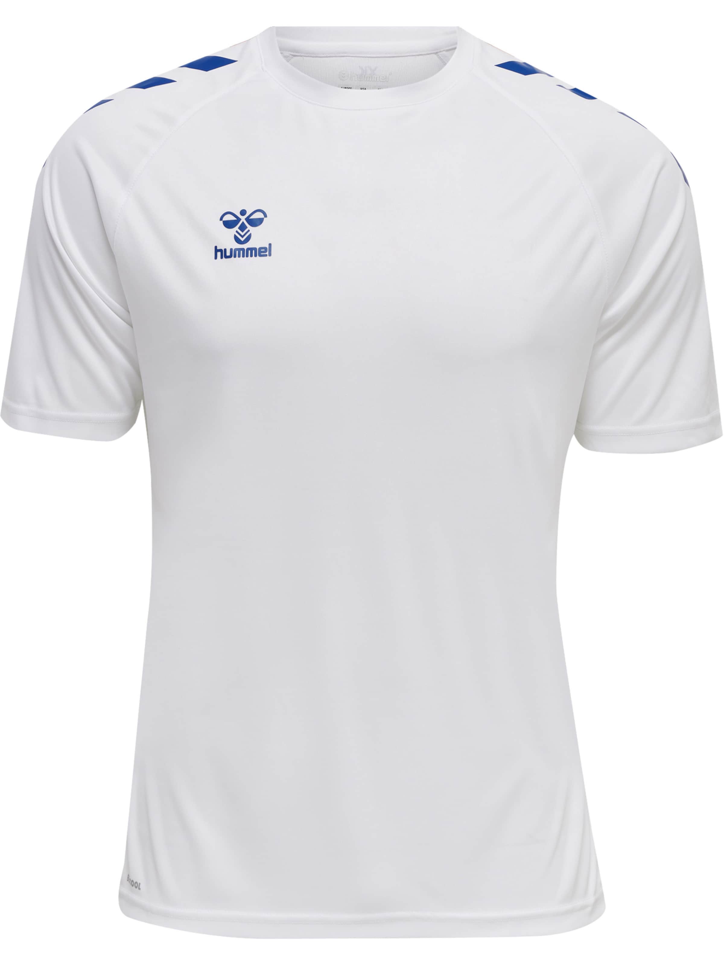 Hummel - Camiseta funcional en blanco: frente