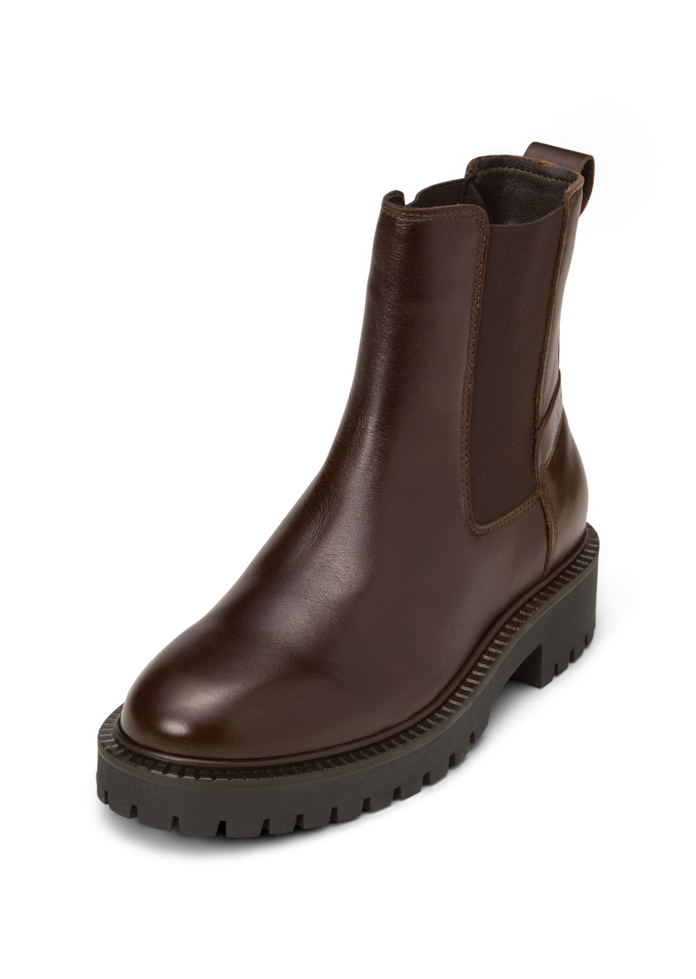 Marc O'Polo Chelsea-Boot Model Phia ' aus edlem Rindleder ' in Braun