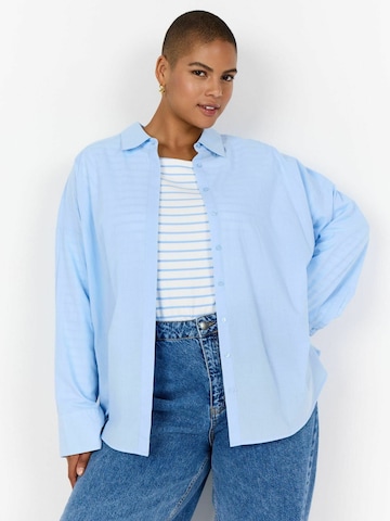 Wasabi Concept Shirts ' WA-MERY 8 ' i blå: forside