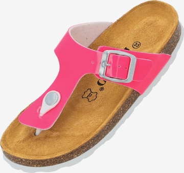 Palado Sandals & Slippers 'Kos' in Pink: front