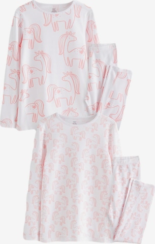 Next Pyžamo – bílá: přední strana