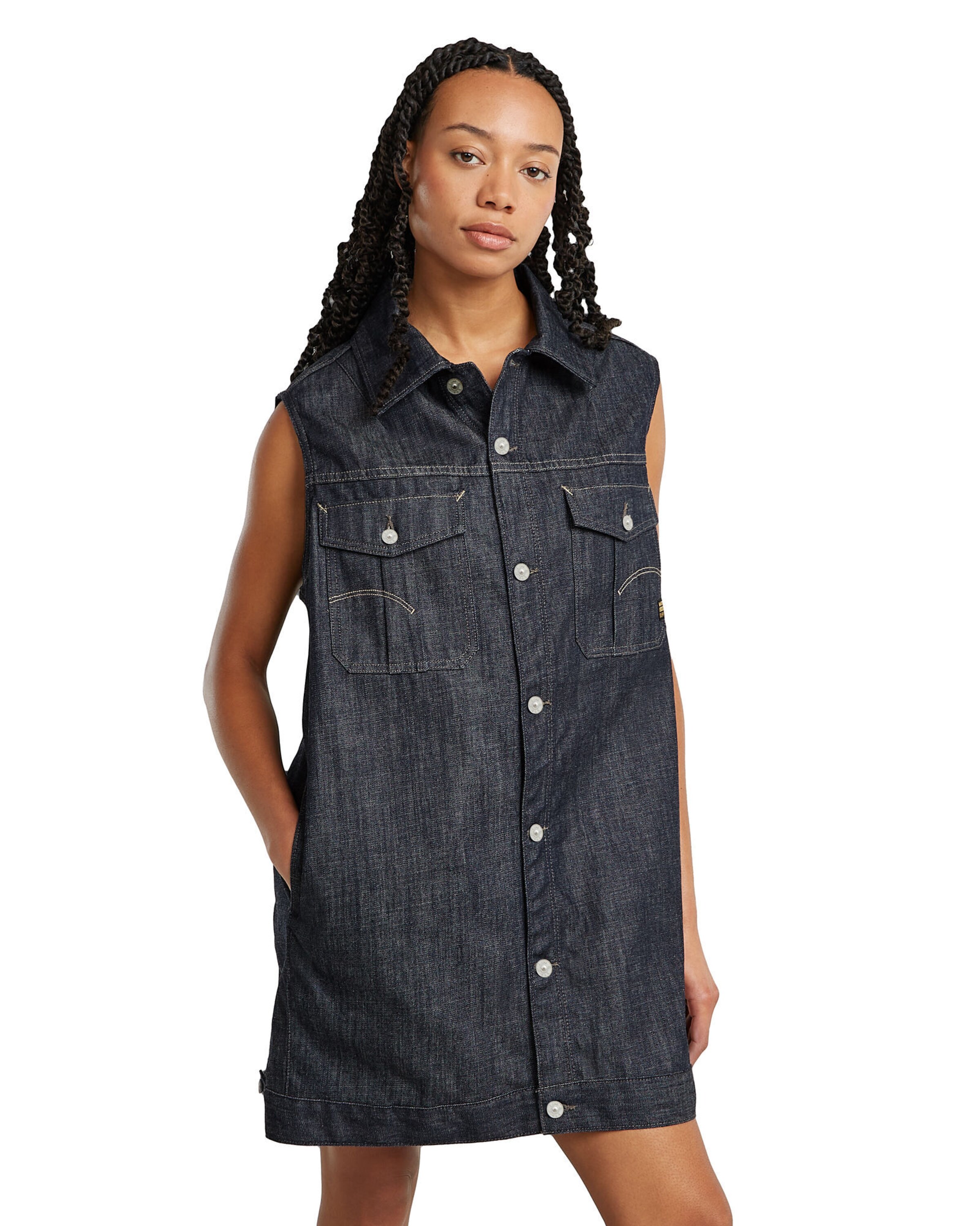 G-STAR Kleid in Blau