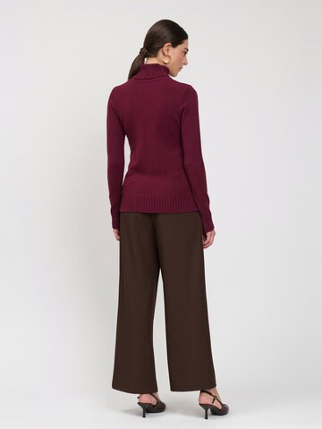 Influencer Pullover in Lila