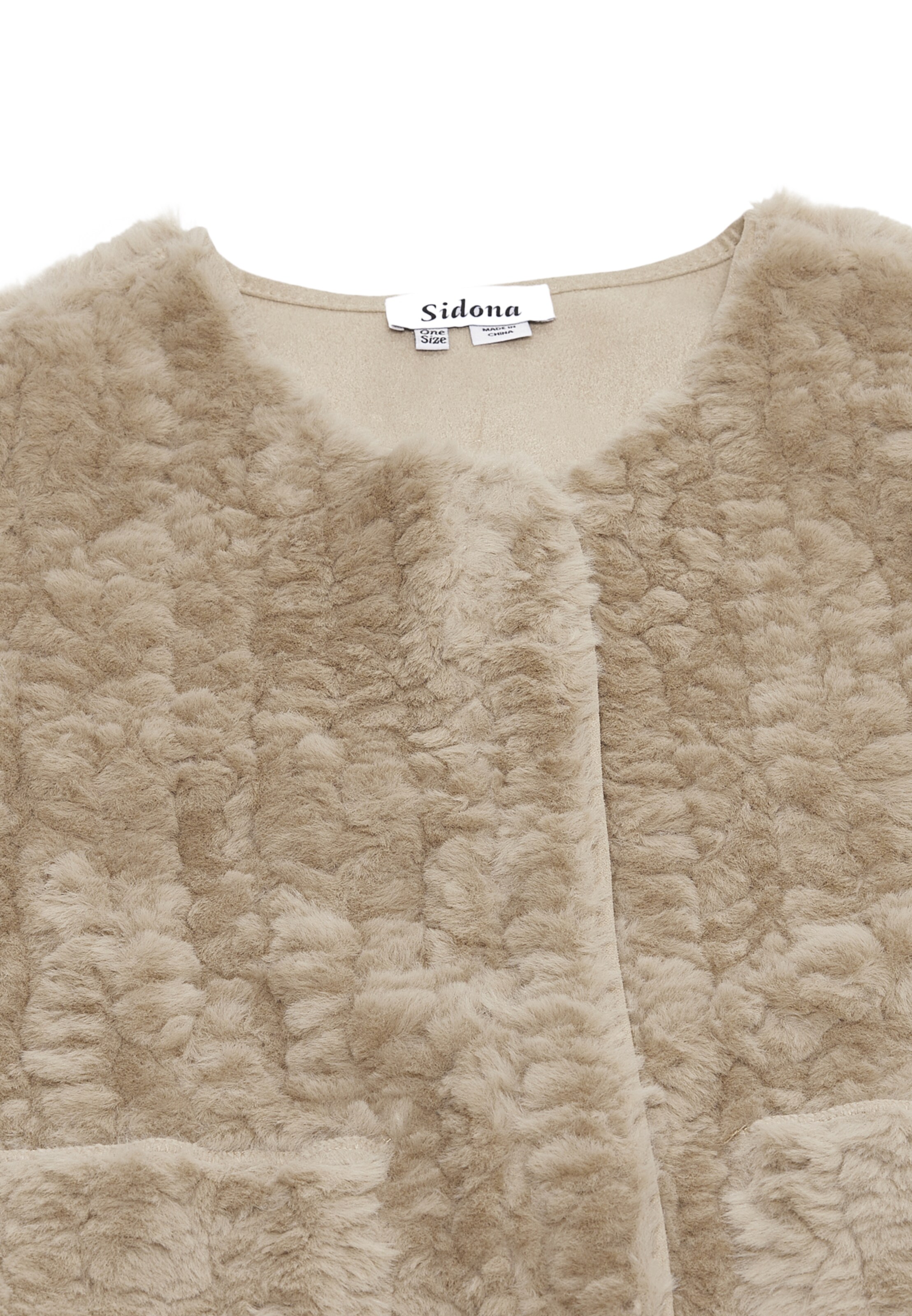 Vestă de la Sidona pe bej