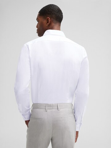 STRELLSON Slim fit Button Up Shirt 'Santos' in White
