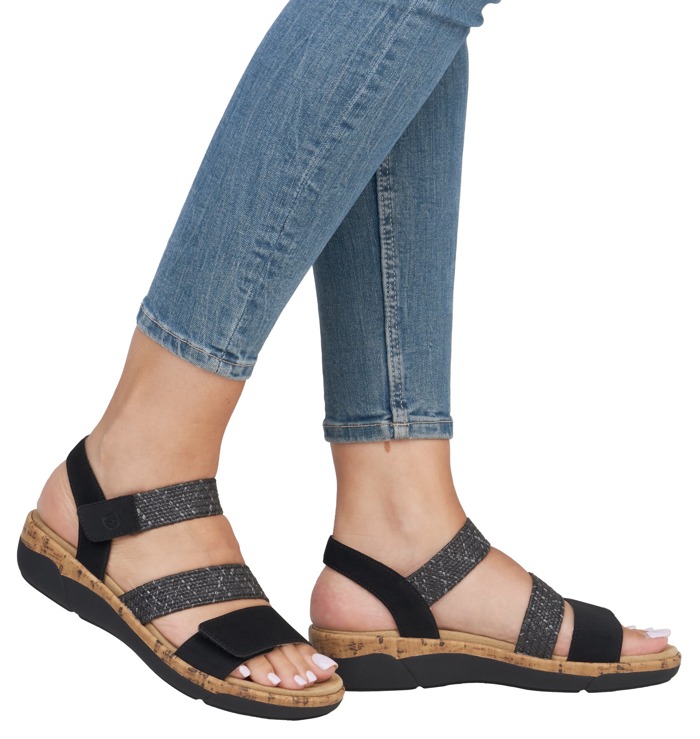 Sandalo di REMONTE in nero