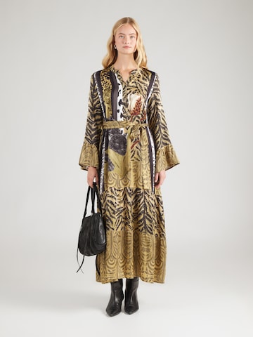 Robe 'Dark Glow' miss goodlife en marron : devant