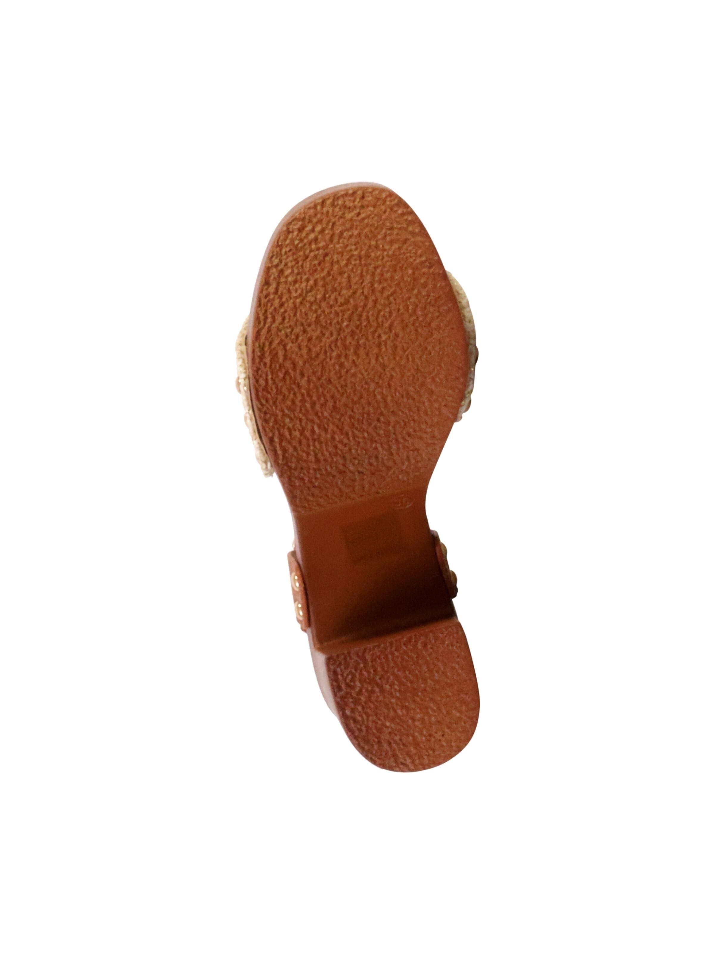 Sandales 'Sandalen mit Absatz und Riemchen' Joia en beige