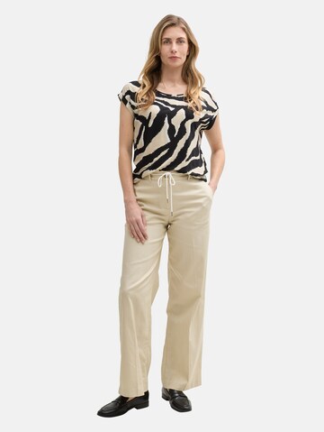 TOM TAILOR T-Shirt in Beige
