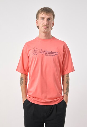 Cleptomanicx Shirt 'Classic Tee Club Cullinaire' in Red: front