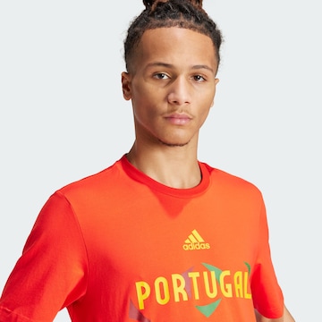 ADIDAS PERFORMANCE Performance Shirt 'UEFA EURO24™ Portugal' in Red