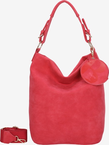 Fritzi aus Preußen Shoulder Bag 'Brigitte x fritzi Special Hobo01' in Red: front