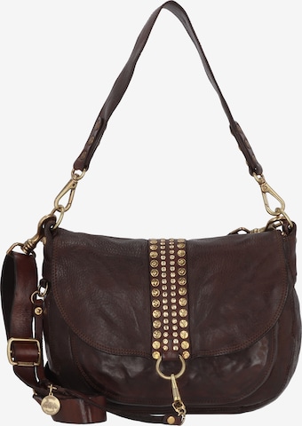 Campomaggi Shoulder Bag in Brown: front