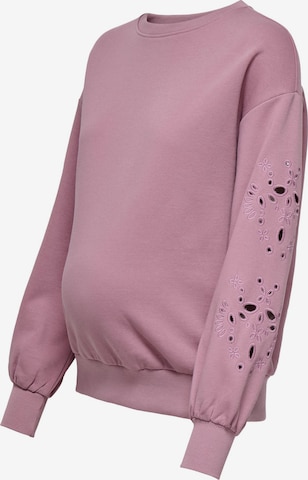 Only Maternity - Sudadera 'OLMWinnie' en rosa: frente