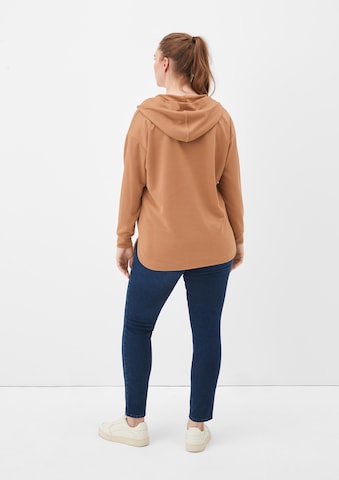 Sweat-shirt TRIANGLE en marron