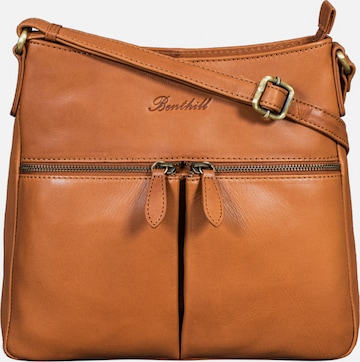 Benthill Crossbody Bag in Brown: front
