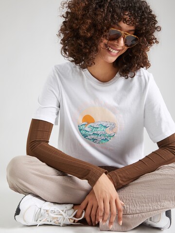 PIECES Shirt 'PCBANDA' in White