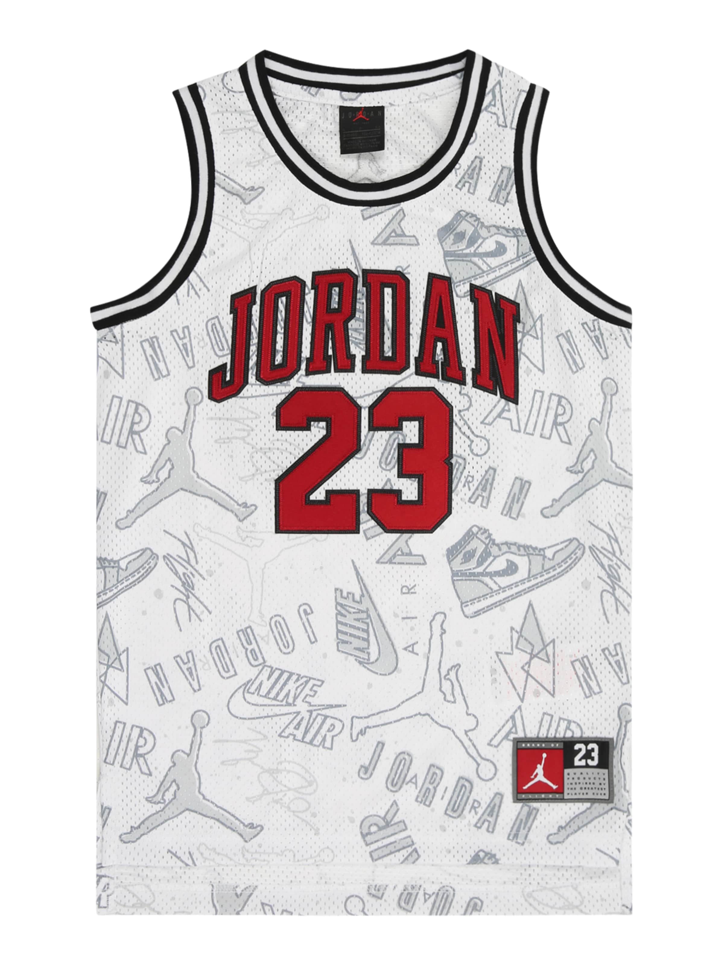 Jordan Top – bílá: přední strana