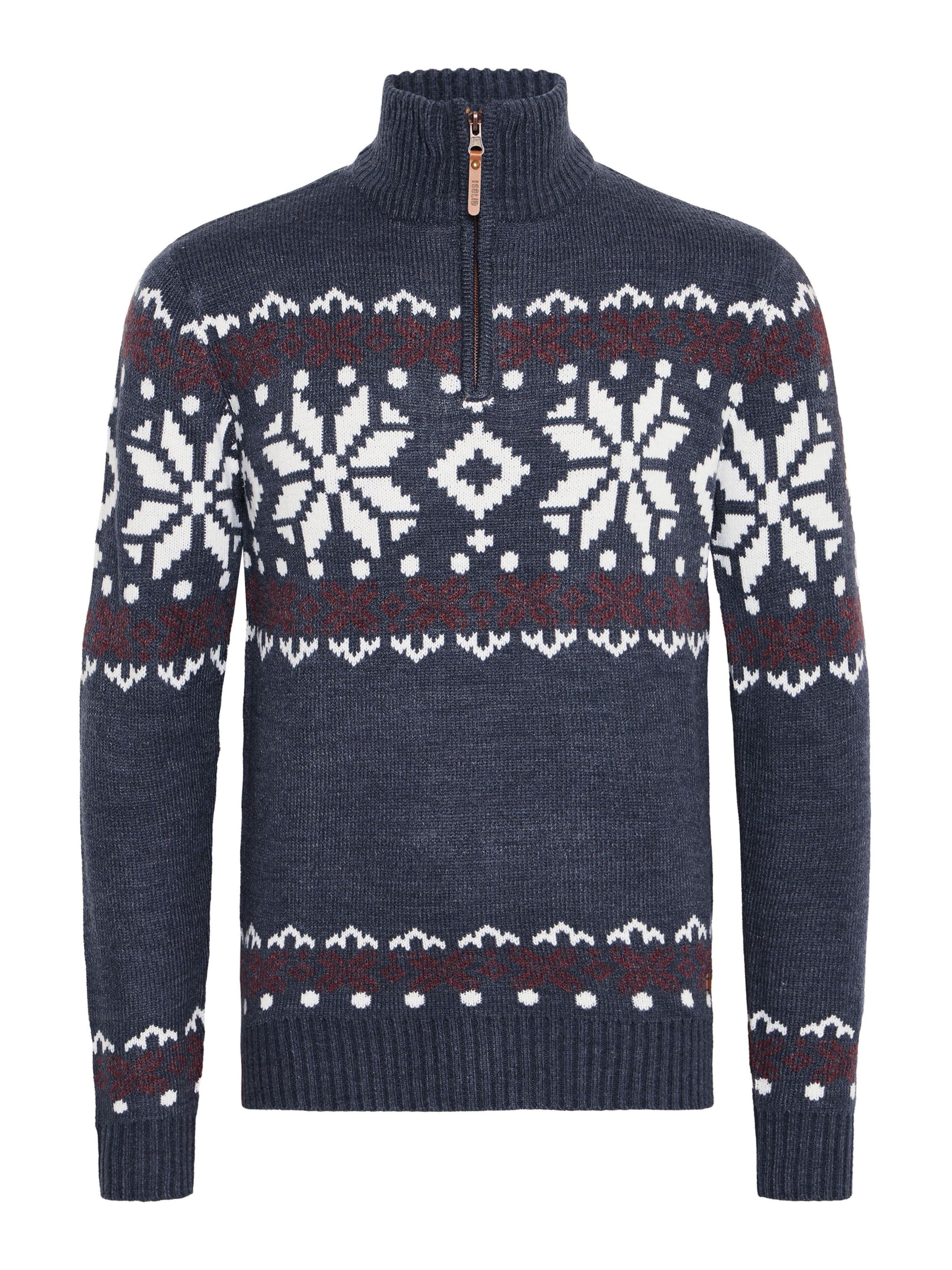 !Solid - Pullover 'Norwin' em azul: frente