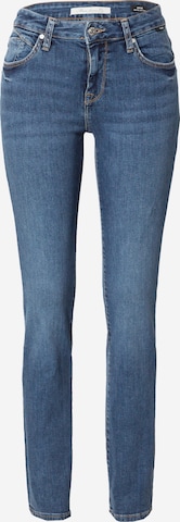 Mavi Skinny Jeans in Blue: front