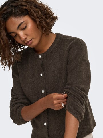 ONLY Knit cardigan 'ISABELLA' in Brown