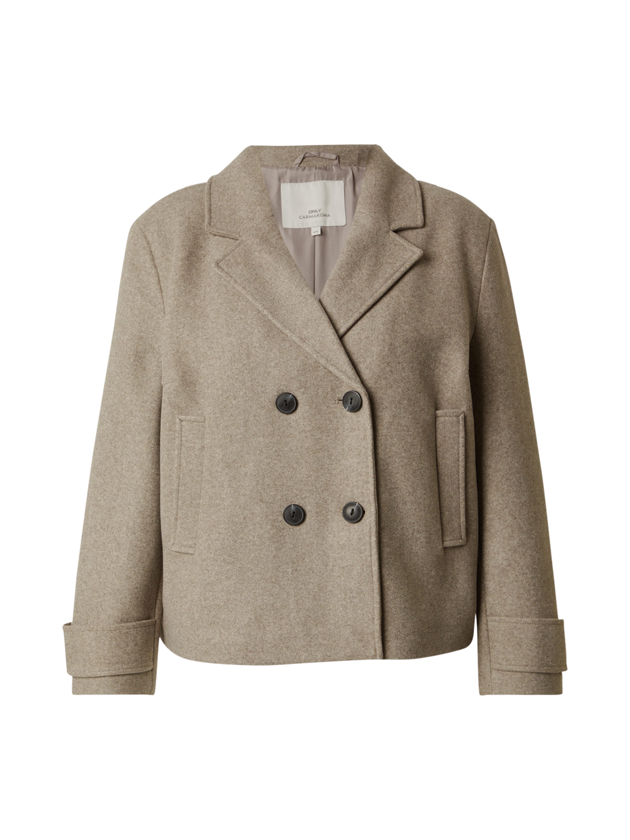 ONLY Carmakoma Prechodná bunda 'CARFREJA' - Sivá: predná strana