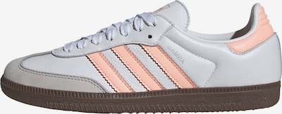 Sportbačiai be auliuko 'Samba Og' iš ADIDAS ORIGINALS, spalva – pilka / persikų spalva / balta, Prekių apžvalga