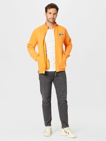 Derbe Sweatjacke in Orange