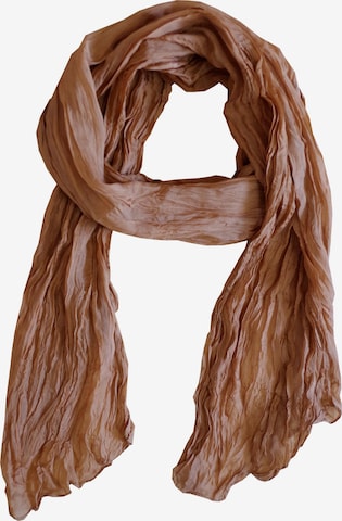 Écharpe 'Wrinkle' Posh Gear en marron : devant