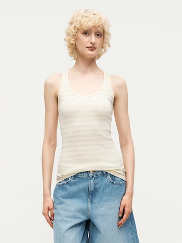 HOLLISTER Топ в жълто: отпред