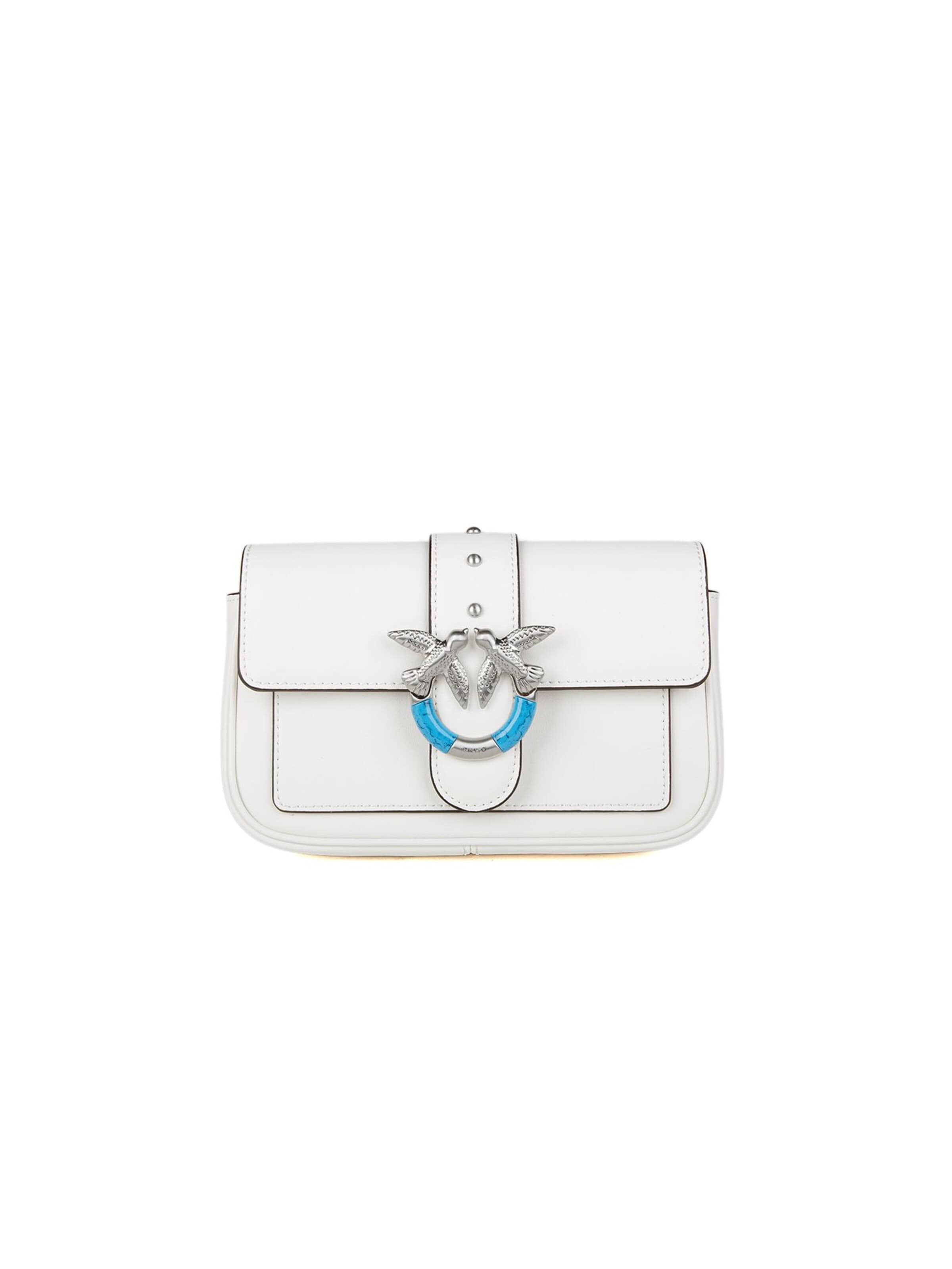 Borsa a spalla di PINKO in bianco: frontale